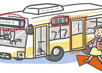 Cách đi xe bus ở Nhật (trả phí bằng tiền mặt)