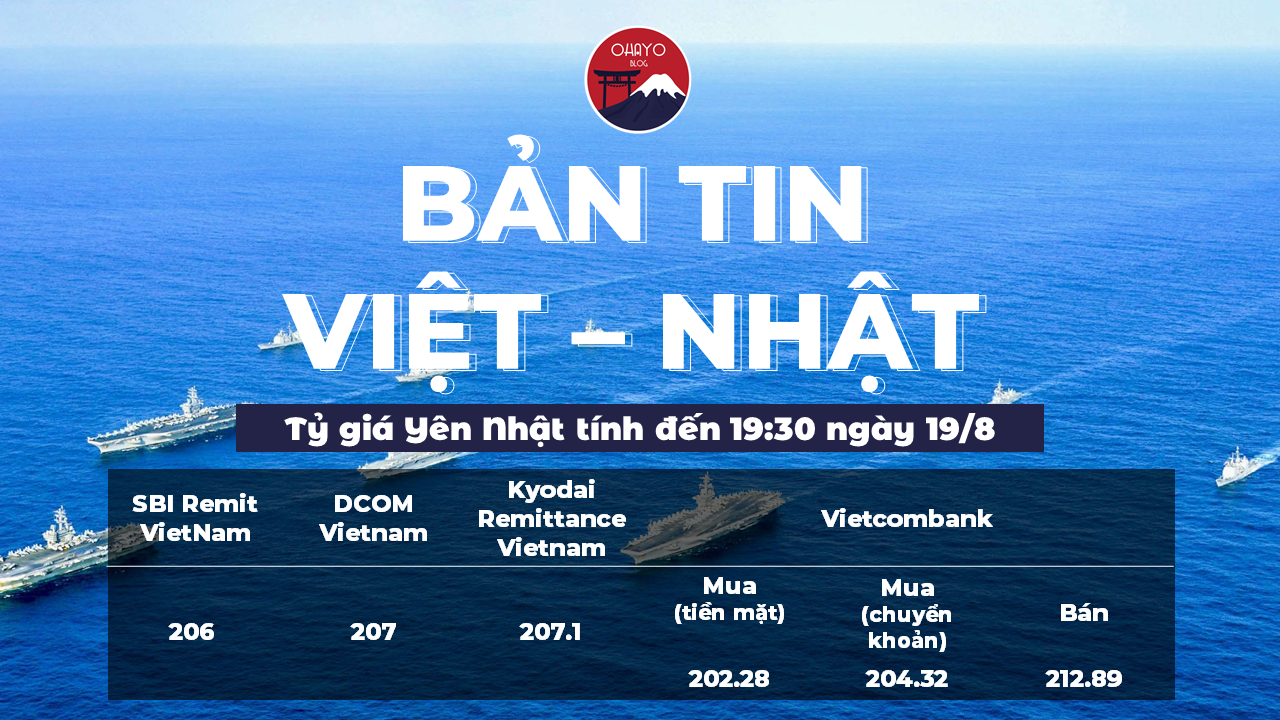 truongtien.jp Tỷ giá yên nhật ngày 19/8 chính xác nhất