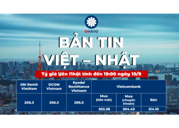 OHAYO - Tỷ giá Yên Nhật mới nhất