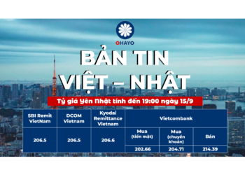 OHAYO - Tỷ giá Yên Nhặt mới nhất