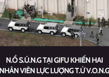 N.Ổ S.Ú.N.G TẠI GIFU KHIẾN HAI NHÂN VIÊN LỰC LƯỢNG T.Ử V.O.N.G